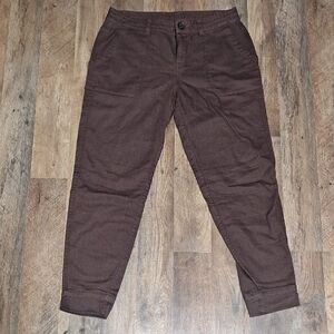 Mountain Hardwear Womens Brown/red Drawstring Pants Size 8